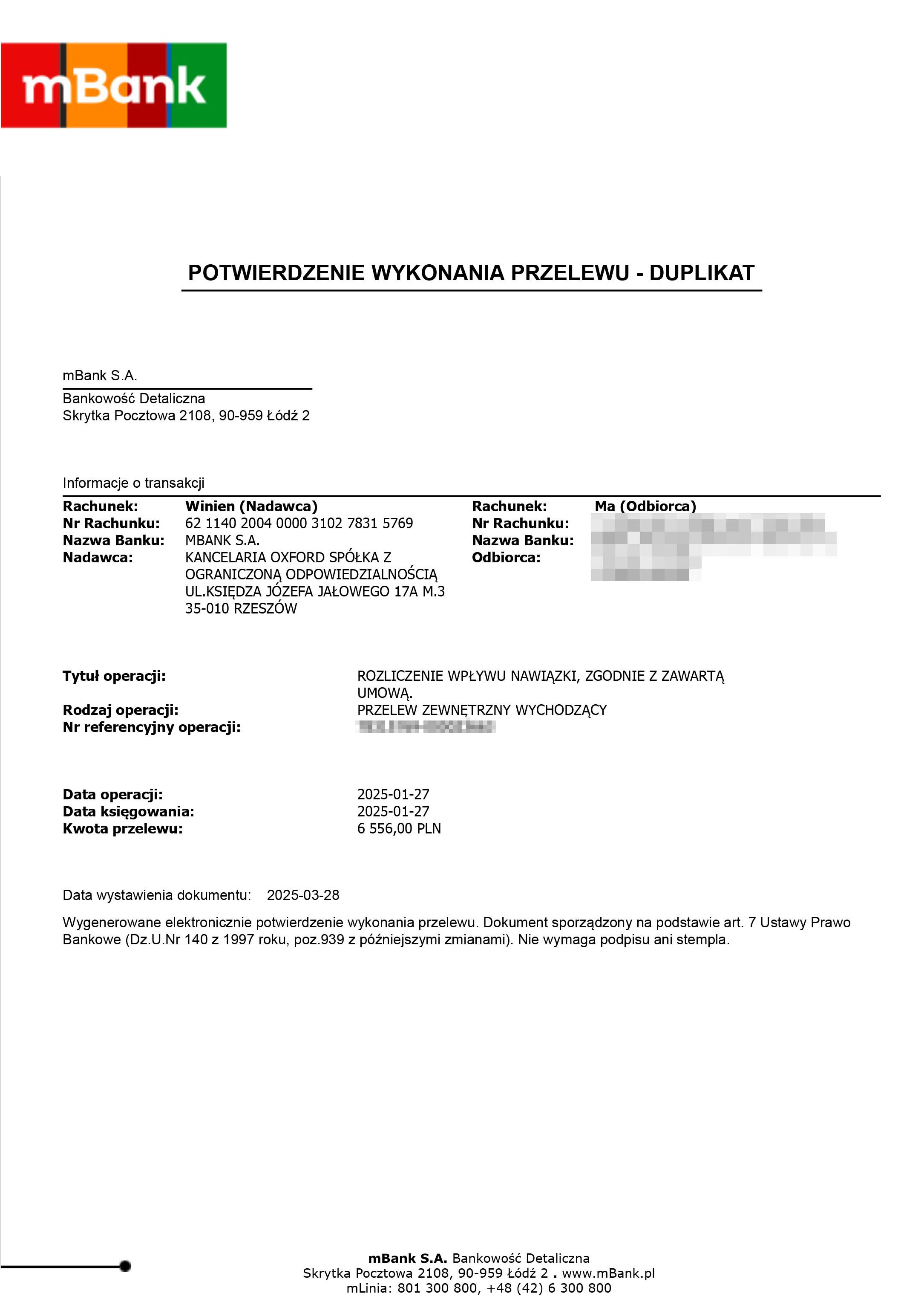 Potwierdzenie przelewu 4